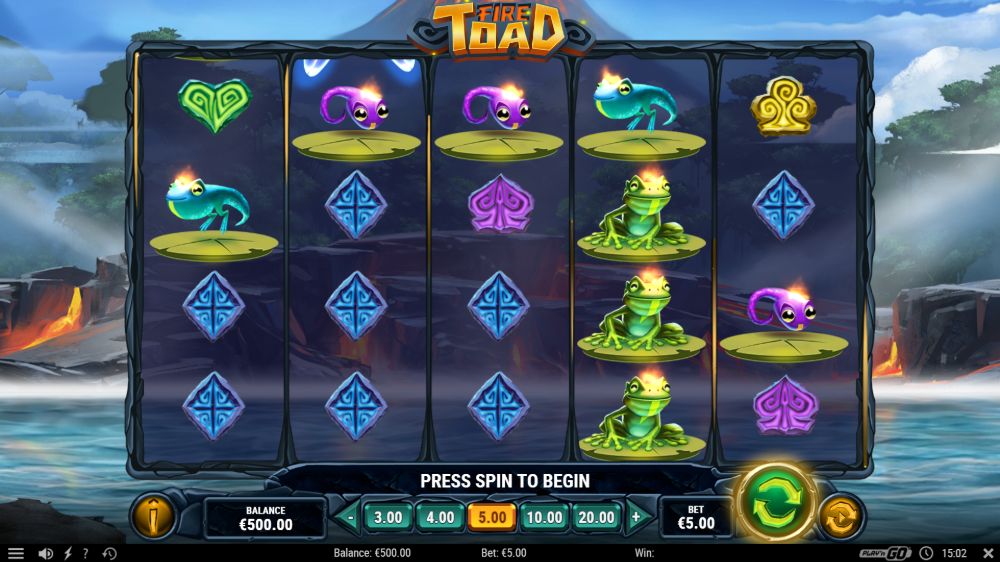 fire toad slot by play n go