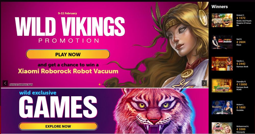 wildslots promos