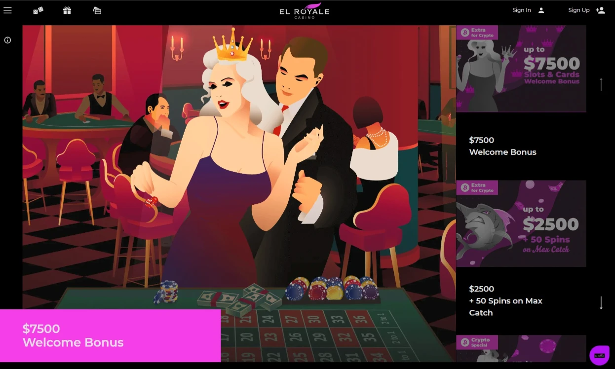 El Royale Casino Homepage 2026