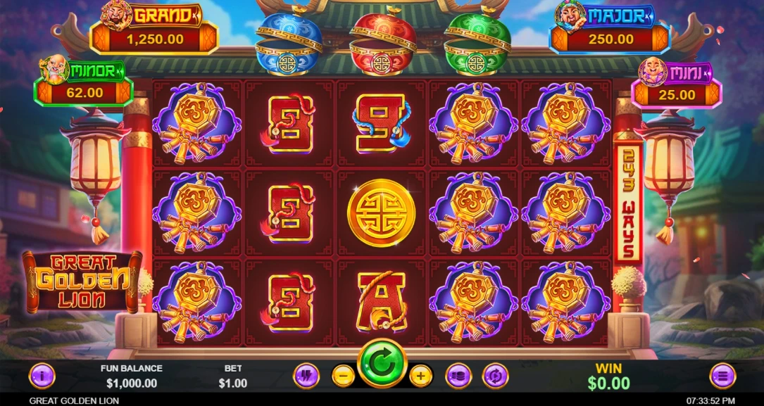 Great Golden Lion Slot