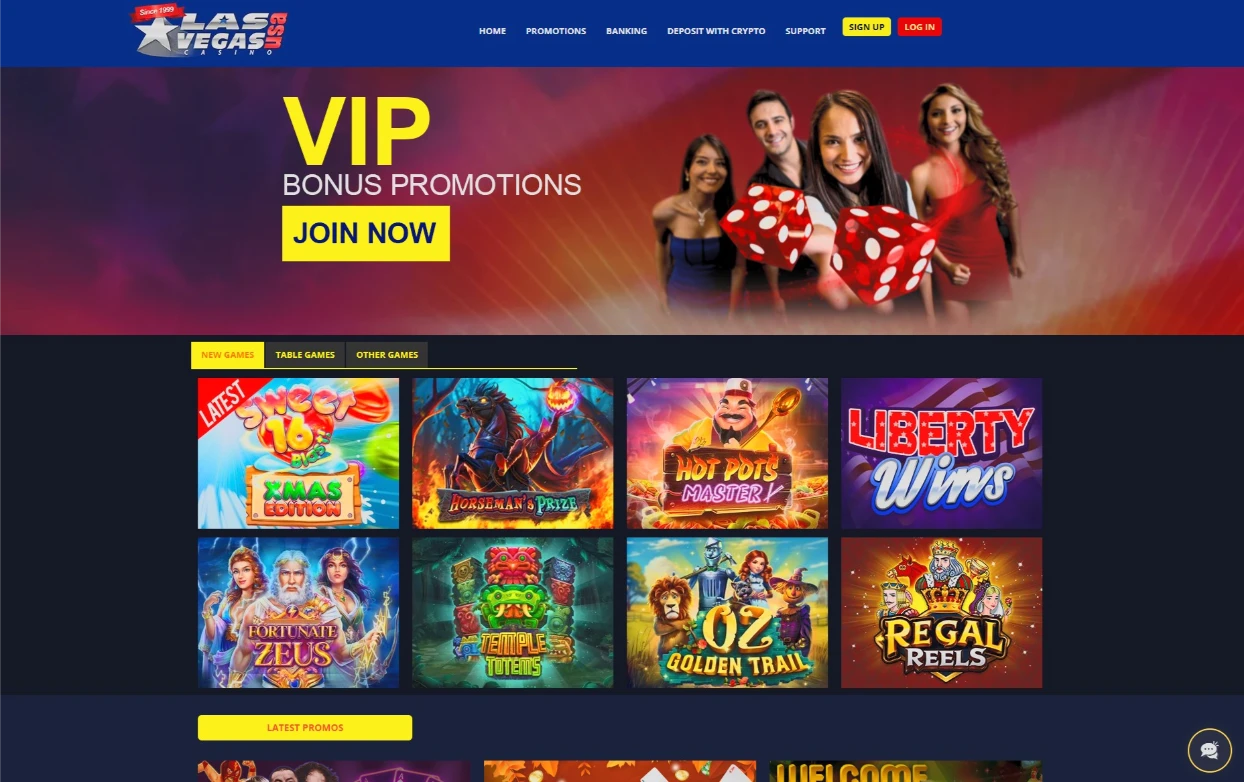 Las Vegas USA Casino Homepage 2026