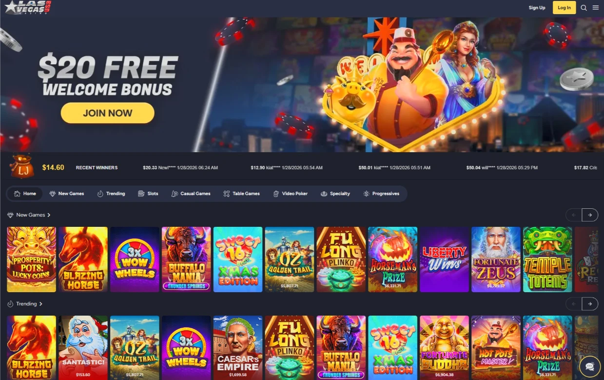 Las Vegas USA Slots Lobby