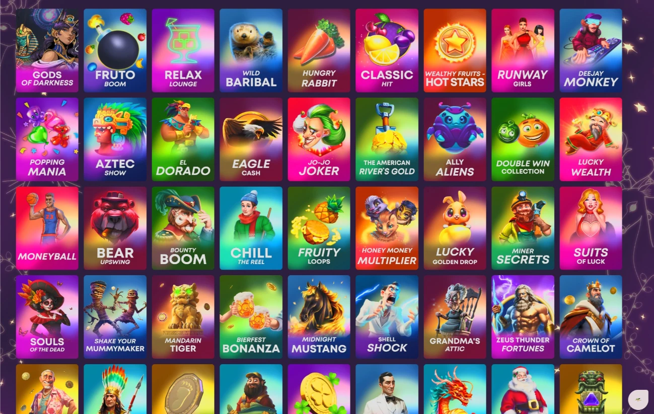 Shazam Casino Slots Lobby