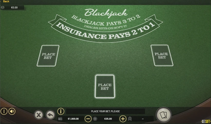 single deck blackjack