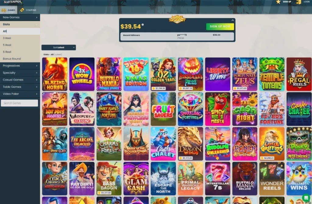 Slots Ninja slot games