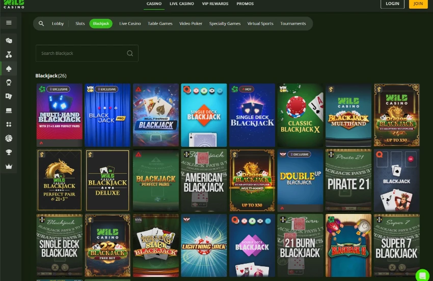 High Limit Blackjack